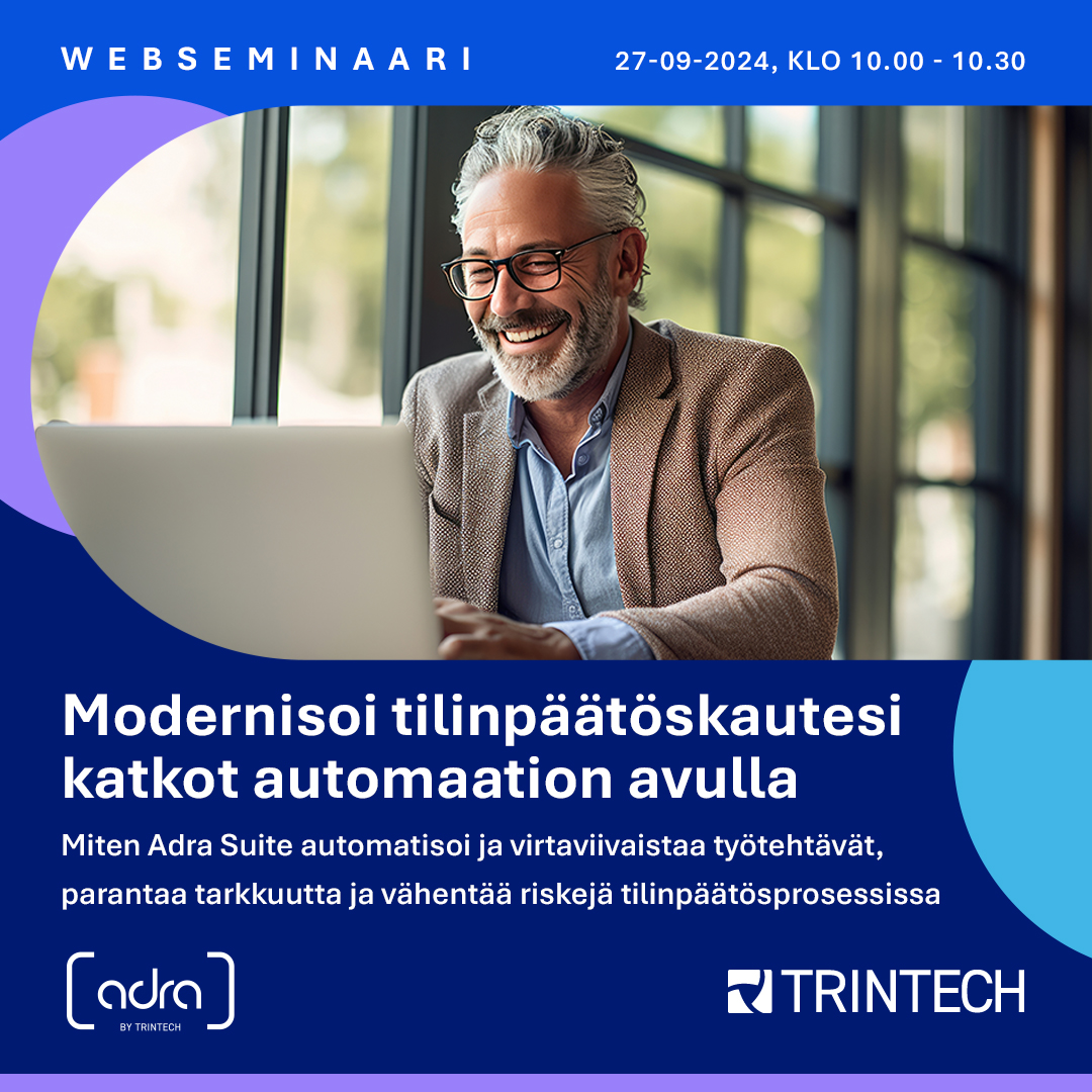 Webinar: Modernisoi tilinpäätöskautesi katkot automaation avulla