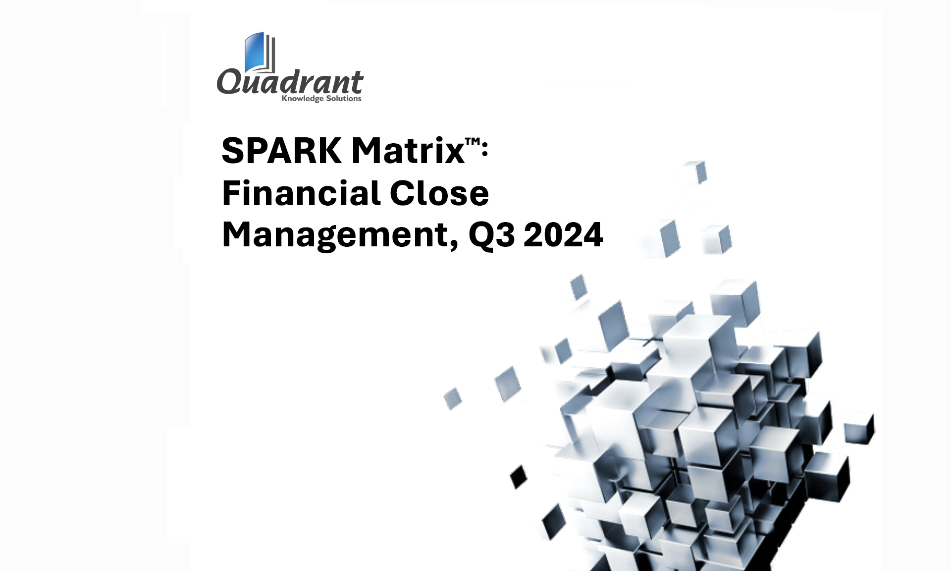 SPARK Matrix™: Financial Close Management Software, Q3 2024