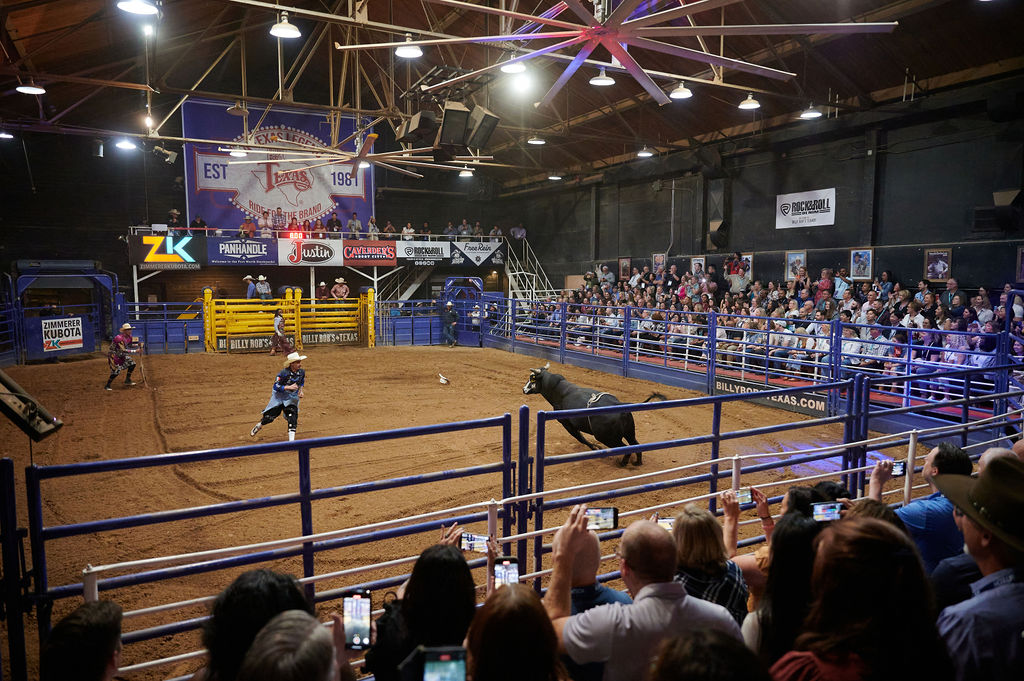 Bull riding at Billy Bob's Honkytonk in Fort Worth, TX, part of Trintech's customer awards celebration